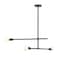 Z-Lite Modernist 3 Light Chandelier, Matte Black 731-3MB - alternate 4